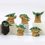 Kit 6 Action Figure Star Wars - Baby Yoda (The Child)