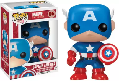 Funko Pop Marvel - Capitão America (Captain America) #06