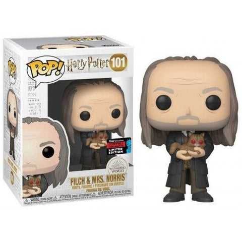 Funko Pop Harry Potter - Filch & Mrs. Norris #101