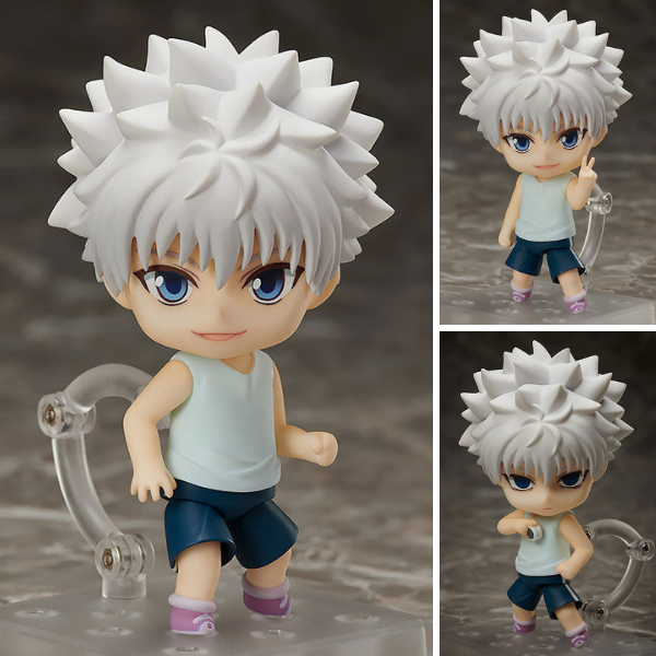 Hunter × Hunter. Killua Zoldyck mudável rosto nendoroid q versão de ação  figura anime figuras personagens brinquedos decorações de desktop presente  para crianças AIWQR