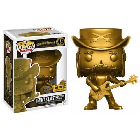 Funko Pop Rocks Motorhead - Lemmy Kilmister (Gold) #49