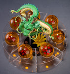 Estátua Dragon Ball - Shenlong (7 Esferas do Dragão + Prateleira)