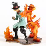 Action Figure One Piece - Ace e Sabo (2 Peças)