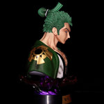 Action Figure One Piece - Head Bust Roronoa Zoro (LED)